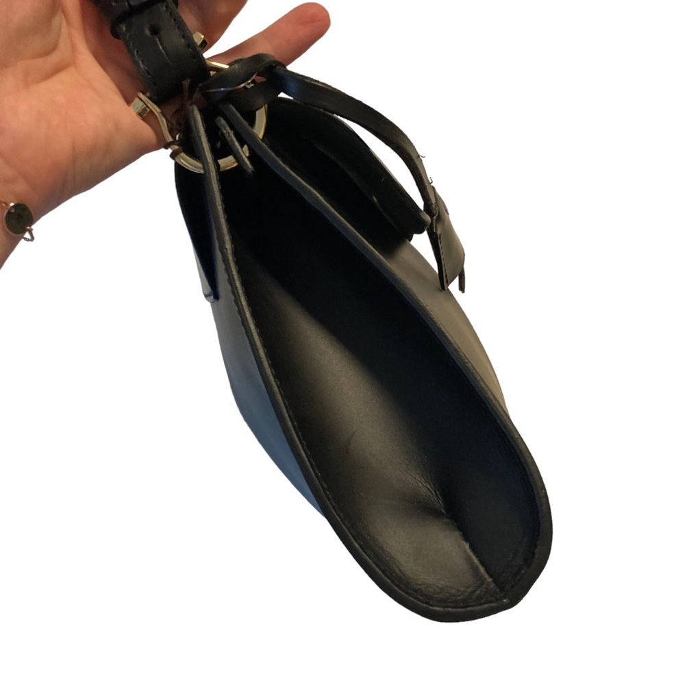 Boldrini Chic Black Leather Shoulder Bag - Picture 7 of 15